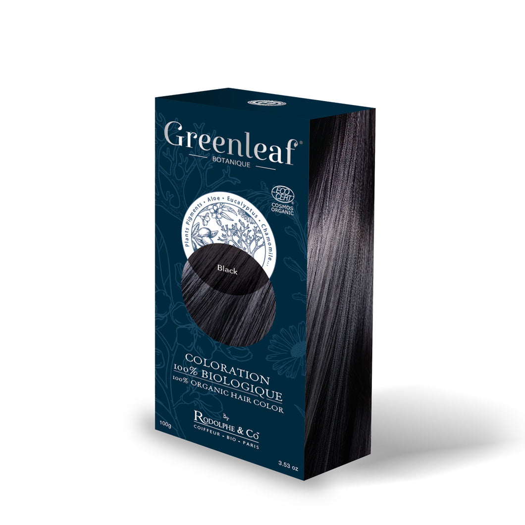 Greenleaf Botanique - Organic Hair Color - Black 100g